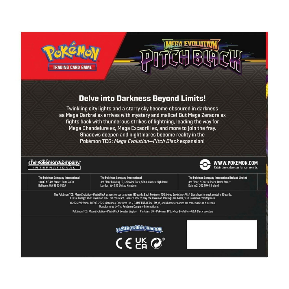 Pokemon ME05 Pitch Black Booster Box