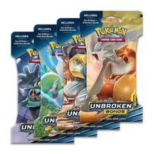 Pokemon SM10 Unbroken Bonds Sleeved Booster Pack (Complete 4 Pack Art Set)