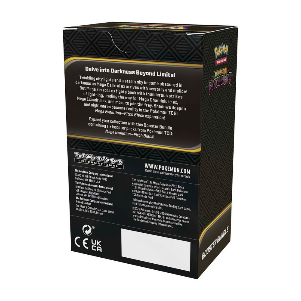 Pokemon ME05 Pitch Black Booster Bundle