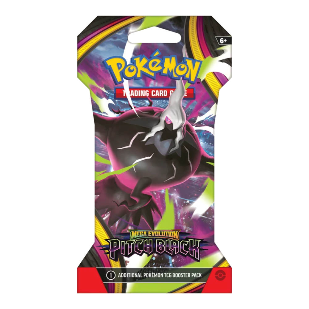 Pokemon ME05 Pitch Black Sleeved Booster Pack (RANDOM ART)
