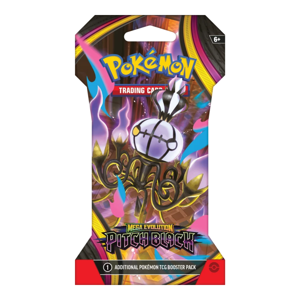 Pokemon ME05 Pitch Black Sleeved Booster Pack (RANDOM ART)