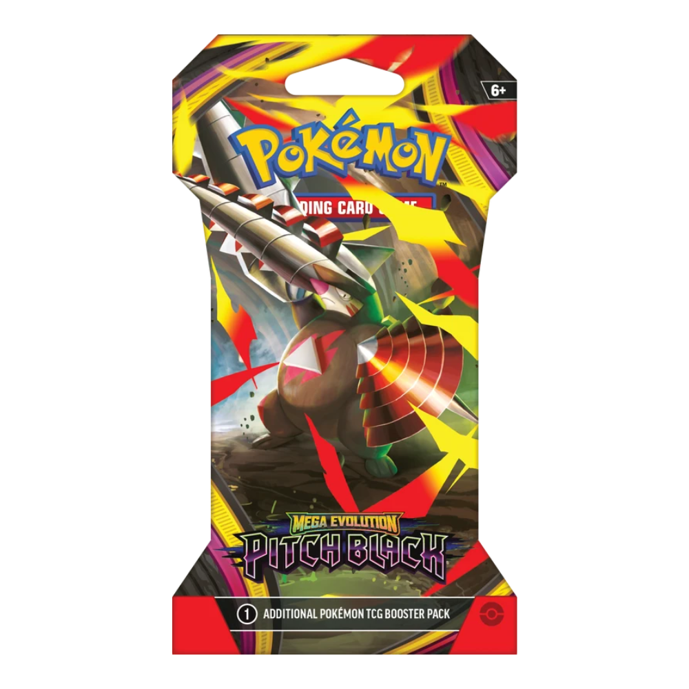 Pokemon ME05 Pitch Black Sleeved Booster Pack (RANDOM ART)