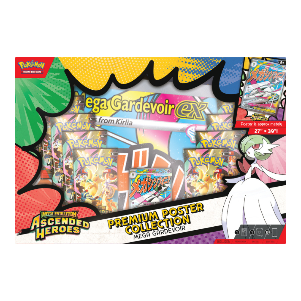Pokemon ME2.5 Ascended Heroes Premium Poster Collection (MEGA GARDEVOIR)