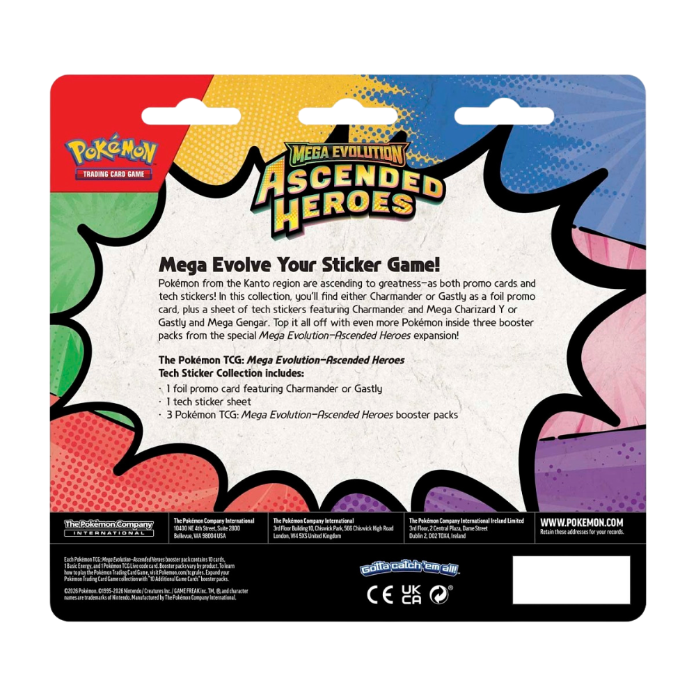 Pokemon ME2.5 Ascended Heroes Tech Sticker Collection (CHARMANDER)