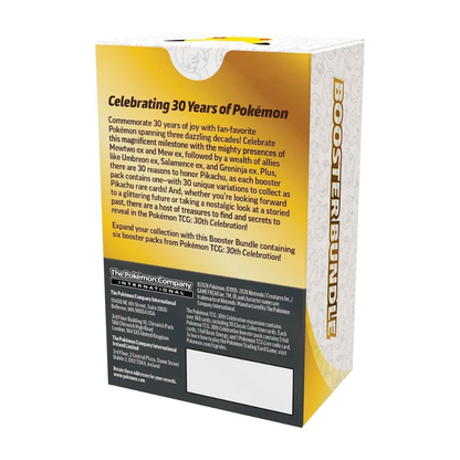 Pokemon ME5.5 30th Celebration Booster Bundle