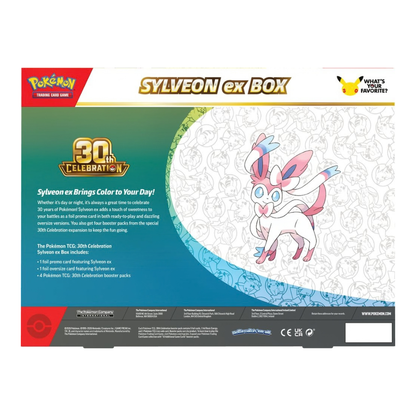 Pokemon ME5.5 30th Celebration Sylveon ex Box