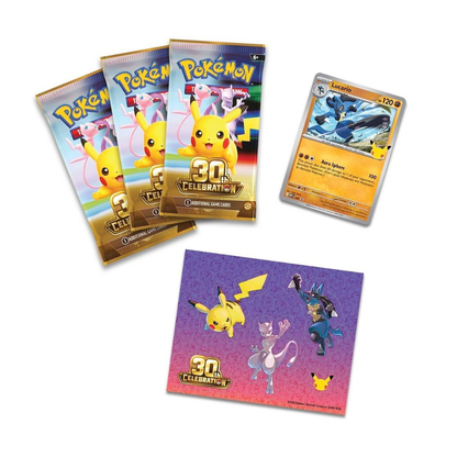Pokemon ME5.5 30th Celebration Tech Sticker Collection (LUCARIO)