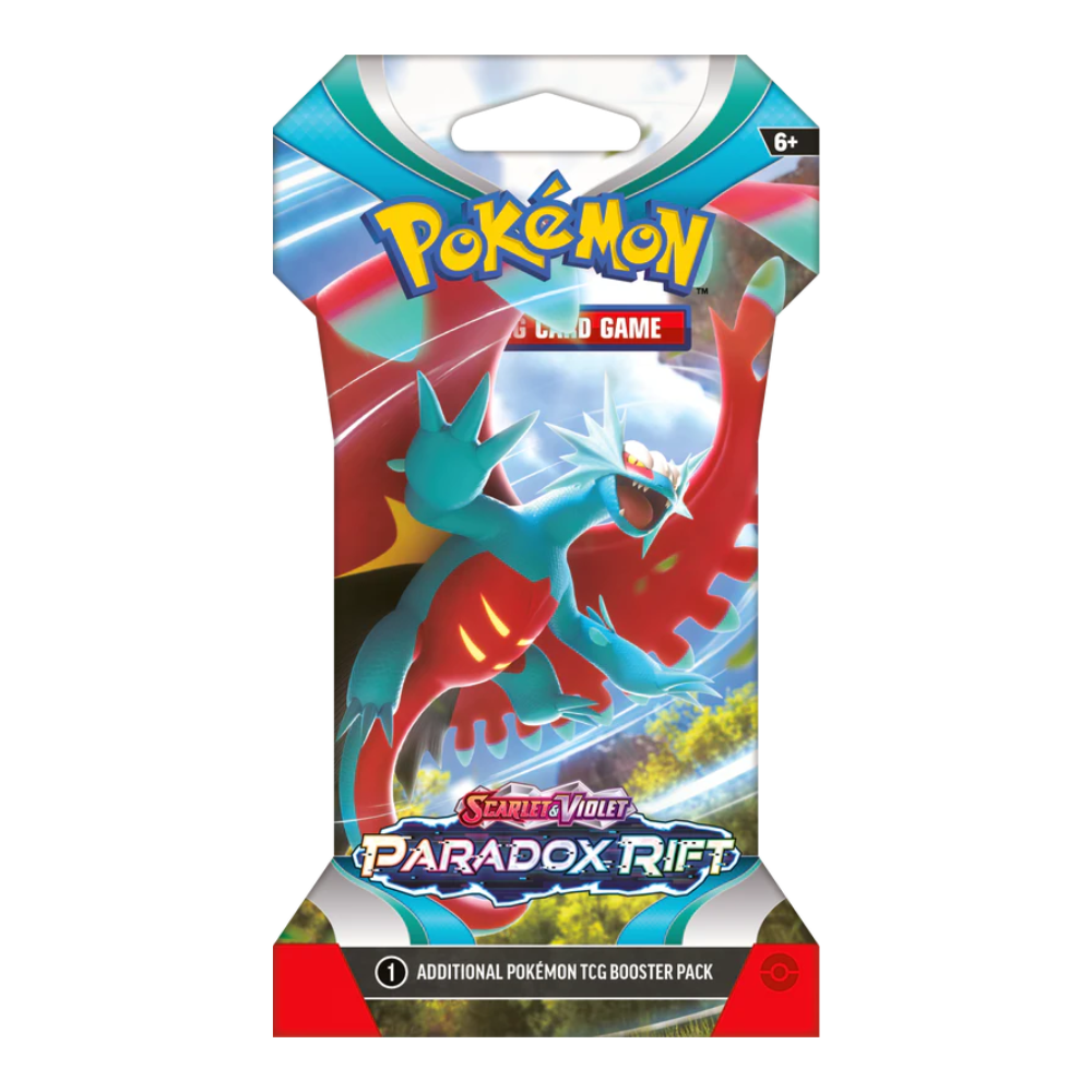 Pokemon SV04 Paradox Rift Sleeved Booster Pack (RANDOM ART) 4