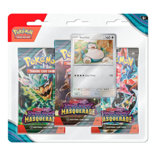 Pokemon SV06 Twilight Masquerade 3 Pack Blister (SNORLAX)