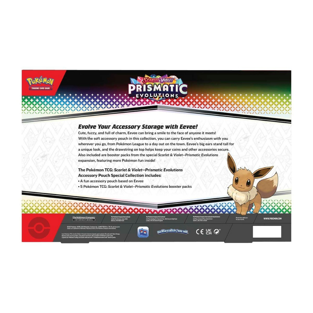 Pokemon SV8.5 Prismatic Evolutions Accessory Pouch Special Collection