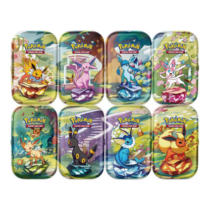 
Pokemon SV8.5 Prismatic Evolutions Mini Tin Display