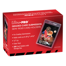 Ultra Pro Semi-Rigid Card Holders For Card Grading (200ct) - 3 3/16" X 4 1/4"